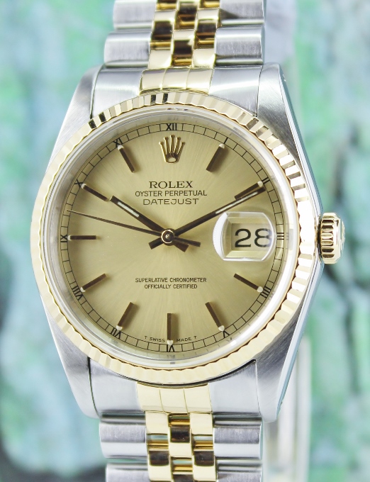 (image for) A ROLEX MEN SIZE OYSTER PERPETUAL DATEJUST / 16233
